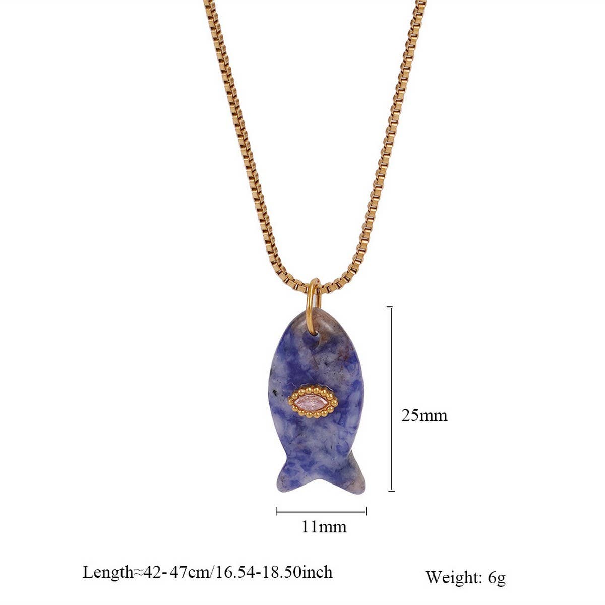 Fish Pendant Necklace