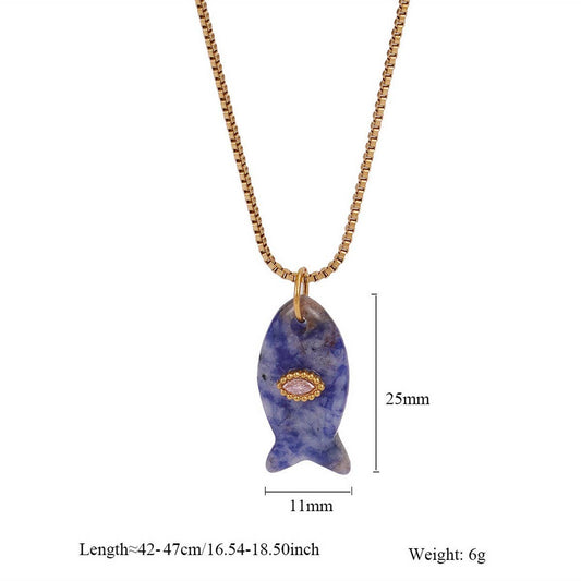Fish Pendant Necklace