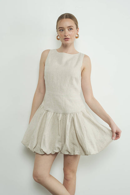 Linen Bubble Dress