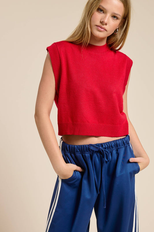 Cherry Sweatervest
