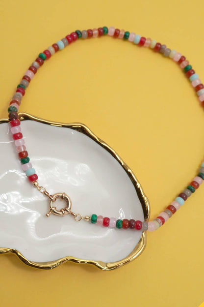 Clasp Beaded Necklace