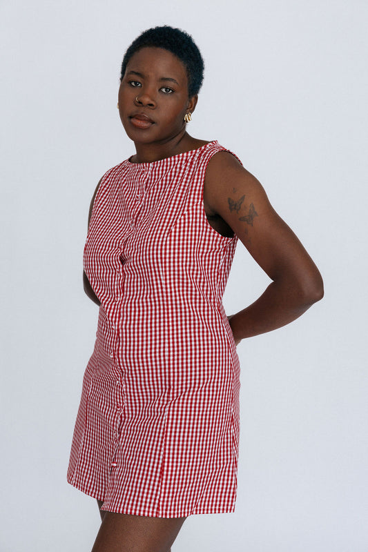 Bridgett Dress | Cherry Gingham
