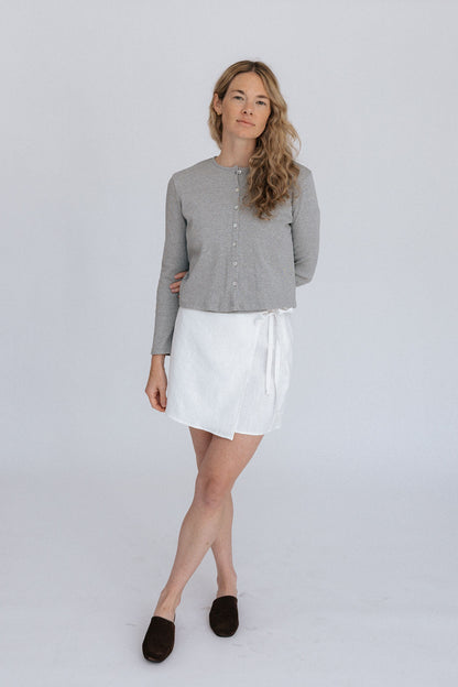 Jane Cardigan | Heather Gray
