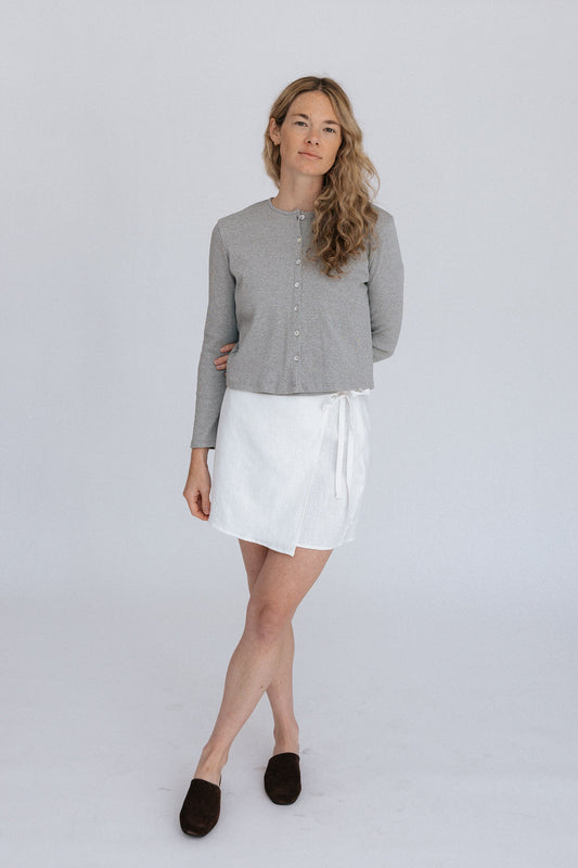 Jane Cardigan | Heather Gray