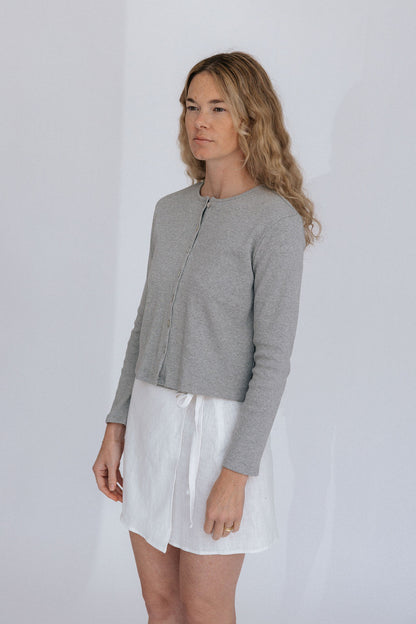 Jane Cardigan | Heather Gray