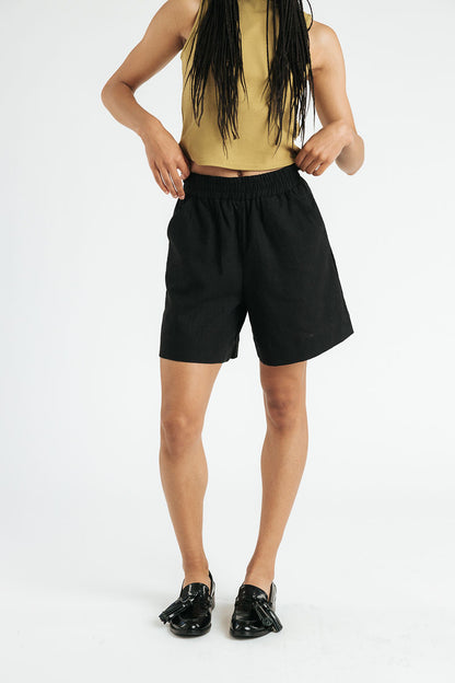 Lee Linen Shorts | Black