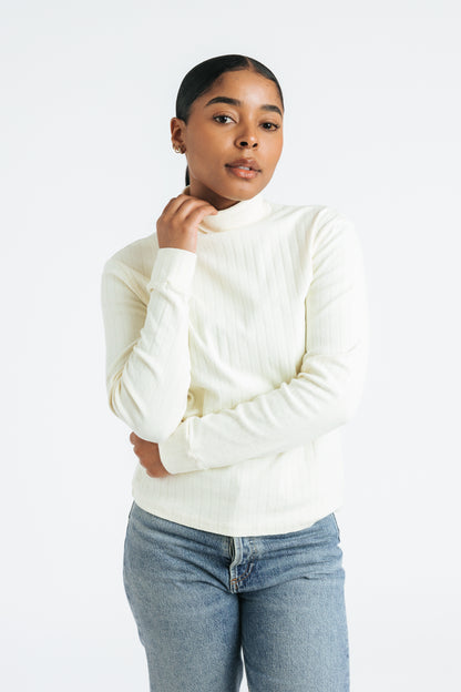 Pointelle Turtleneck | Multiple Colors