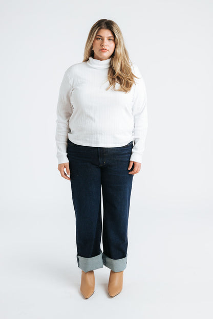 Pointelle Turtleneck | Multiple Colors