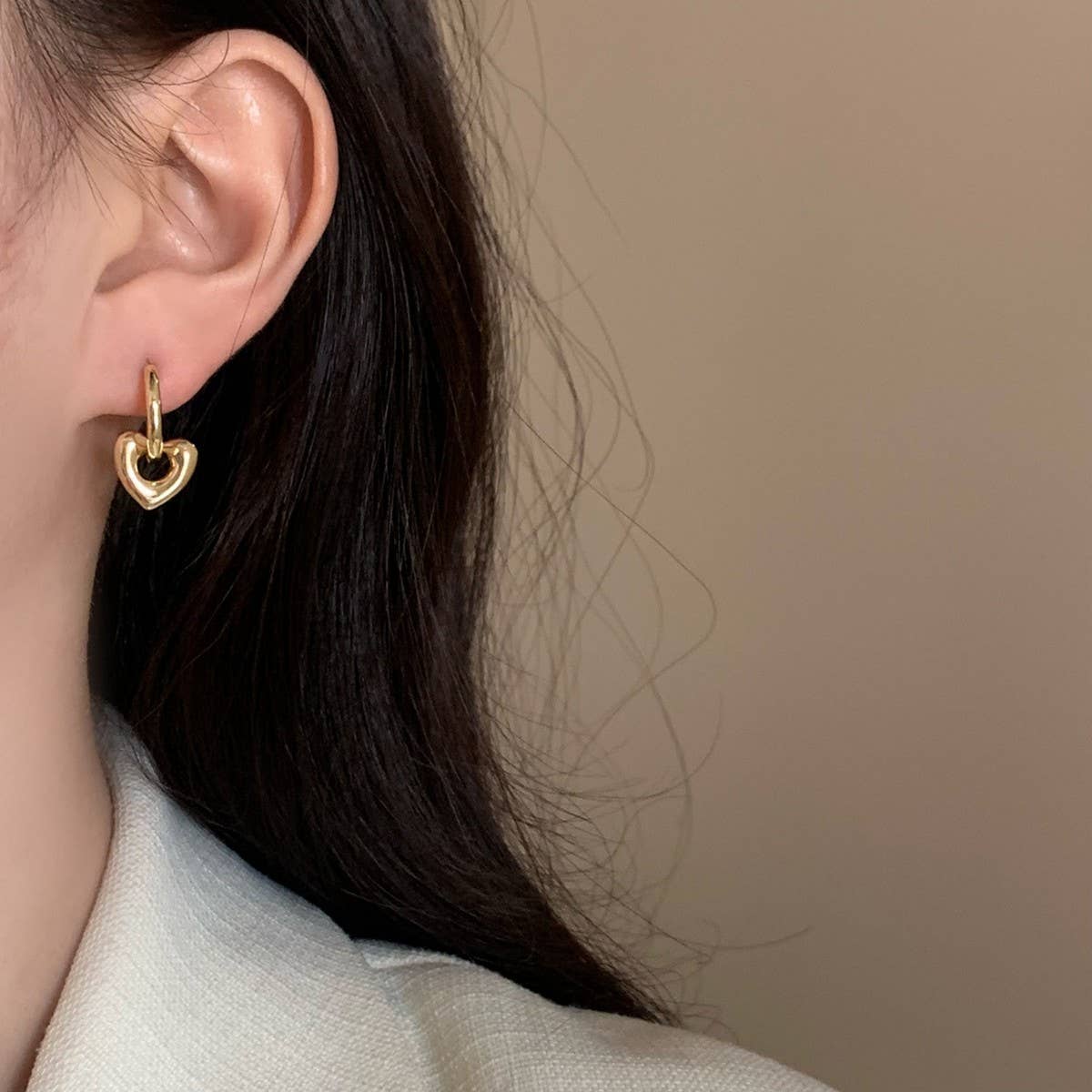 Heart Charm Earrings