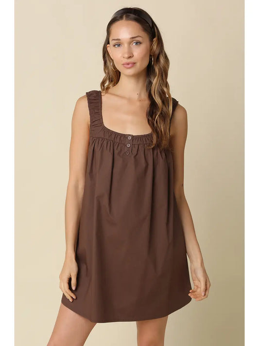 Finn Cotton Swing Mini Dress