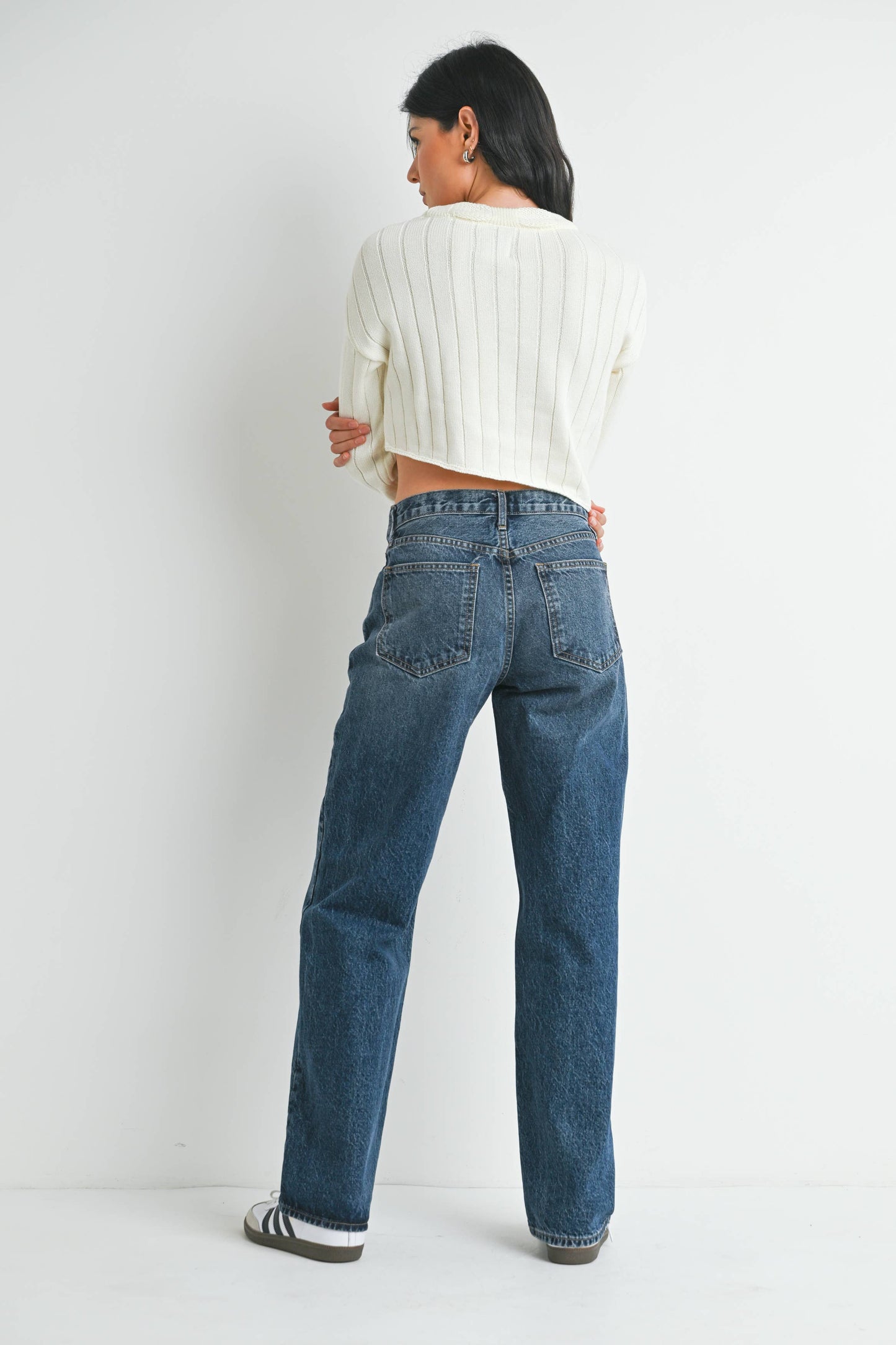 Relaxed Straight Leg Jeans