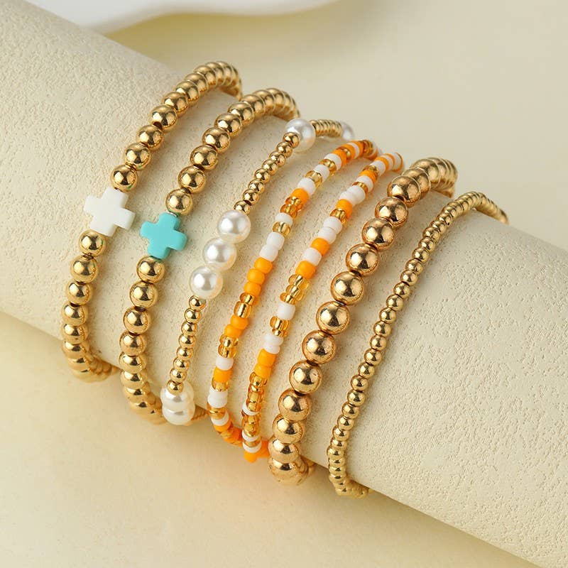 Multi Ball Stretchable Bracelet