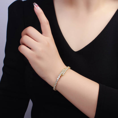 Rhinestone Cuff Bracelet