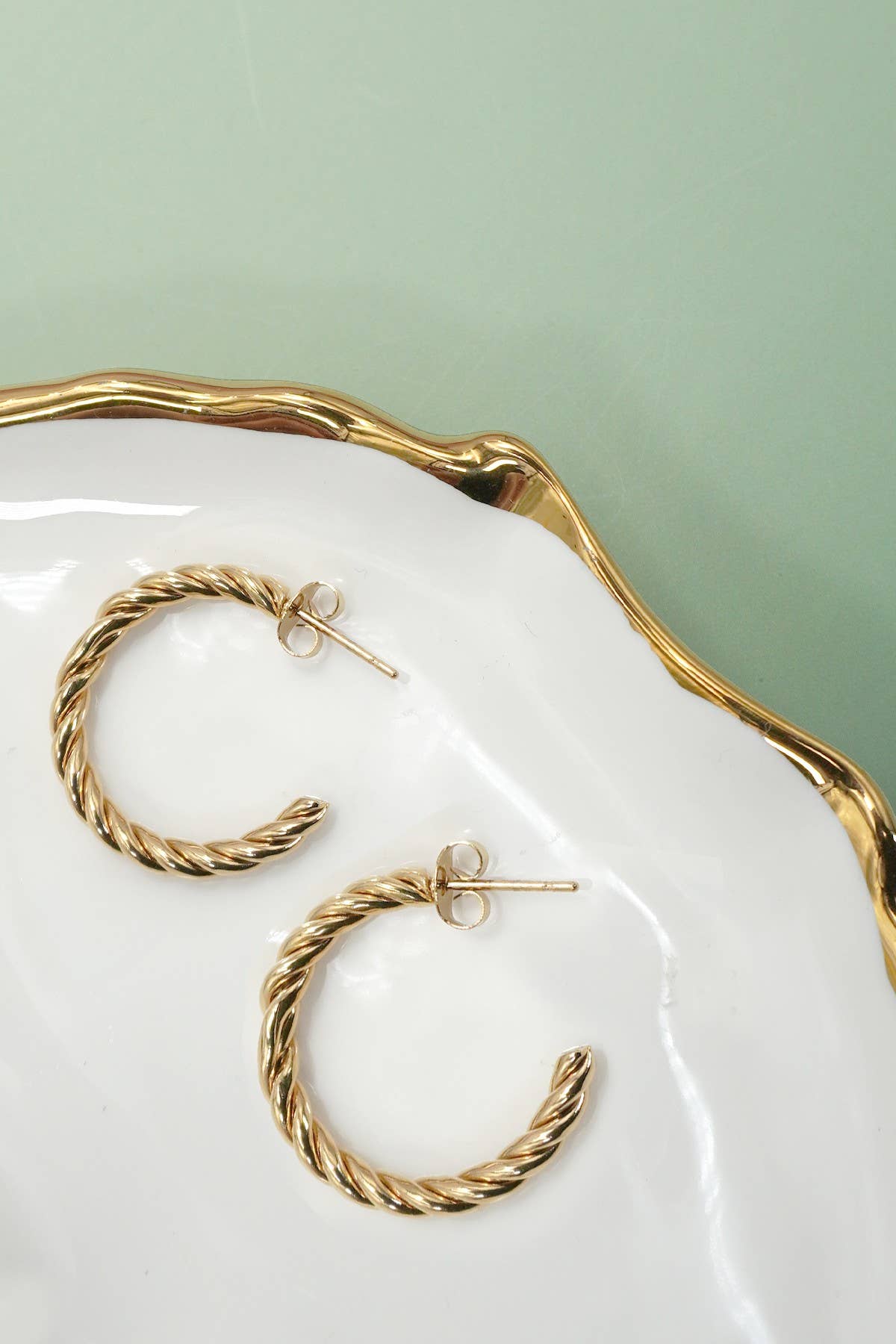 Twisted Rope Hoops