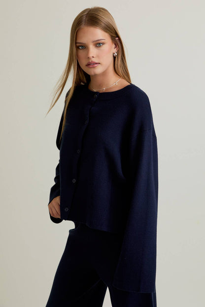 Navy Knit Sweater