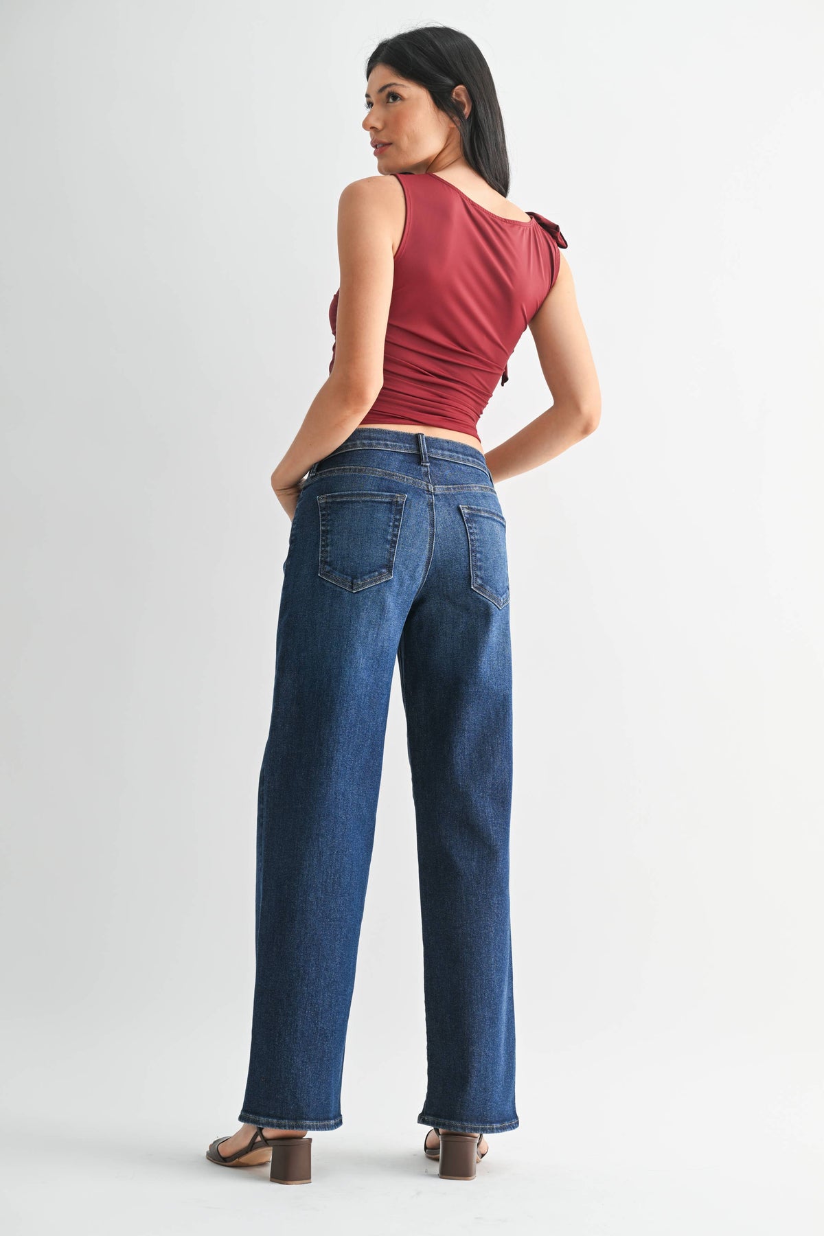 Loose Straight Regular Hem Jeans