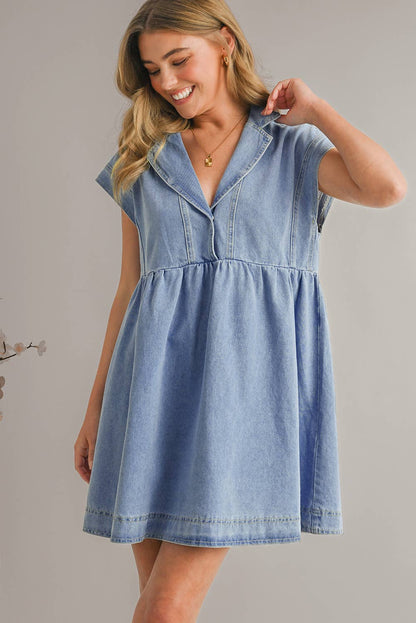 Babydoll Denim Dress