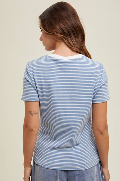 Striped Ringer Tee