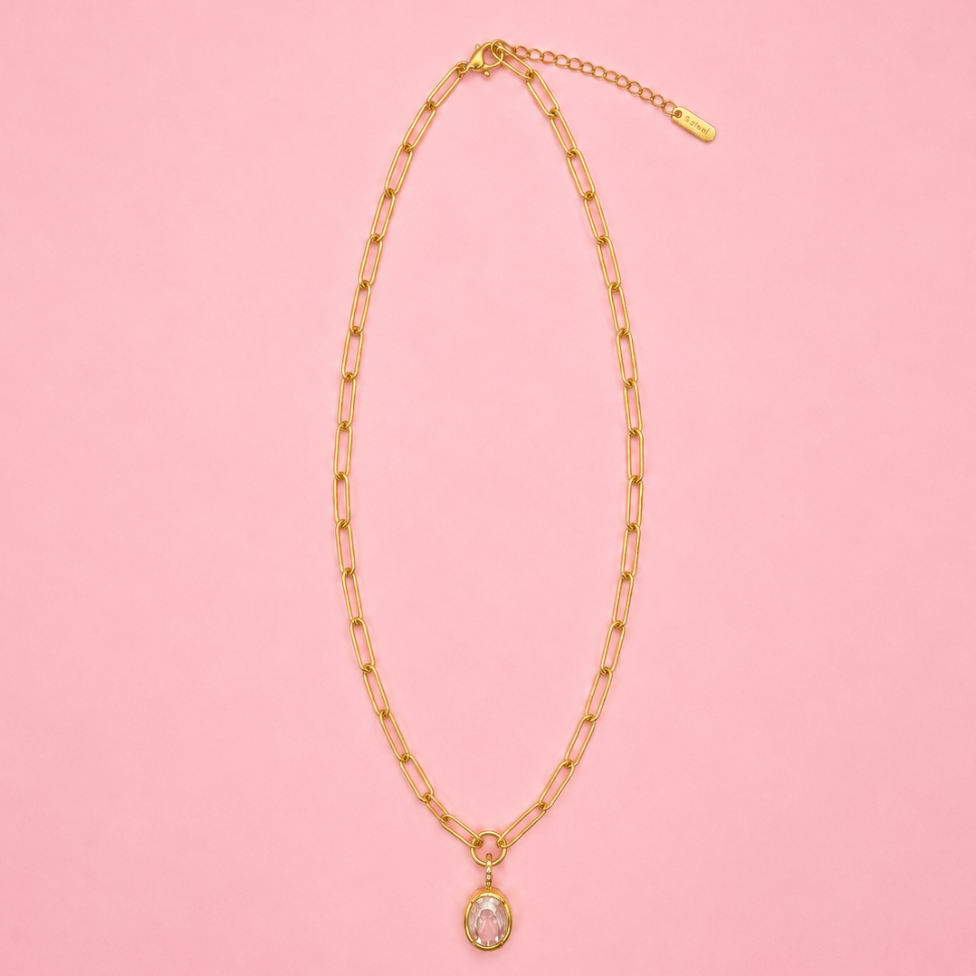 Square Diamond Necklace