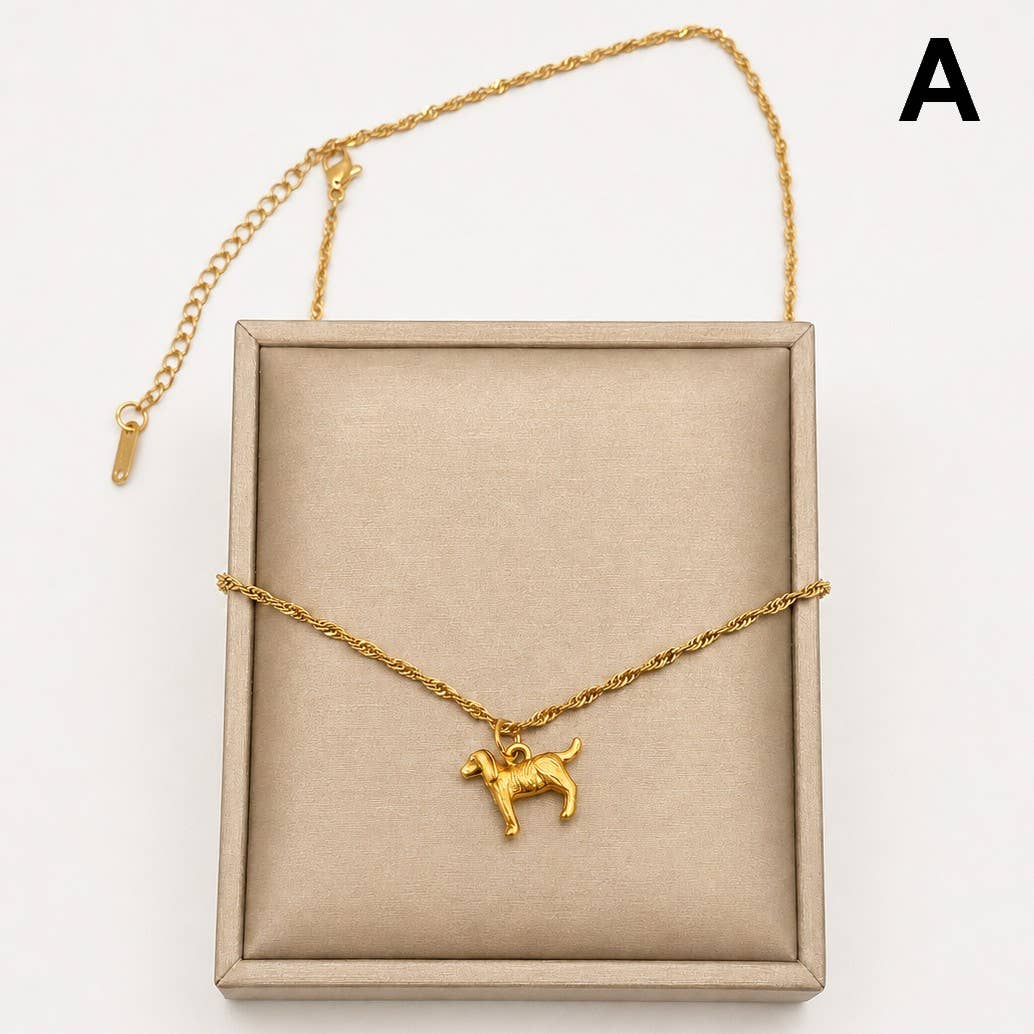 Dog Charm Necklace