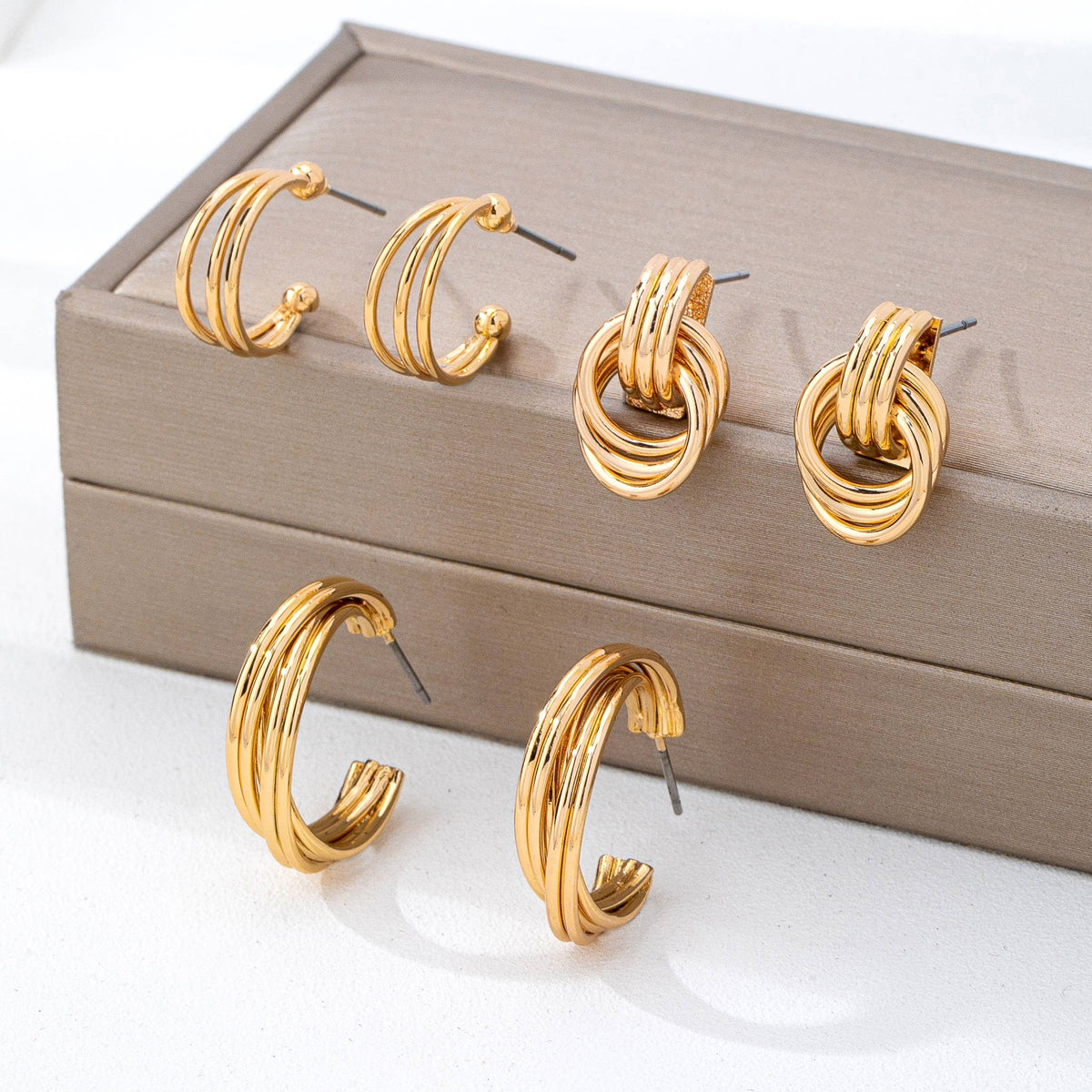 Multi Hoop Earring Set