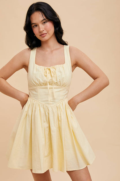 Linen Flared Dress