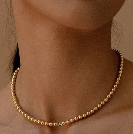 Bubble Rhinestone Necklace