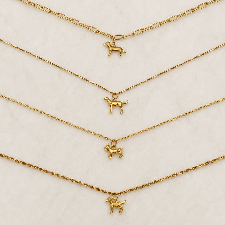 Dog Charm Necklace