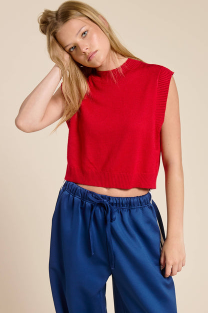 Cherry Sweatervest