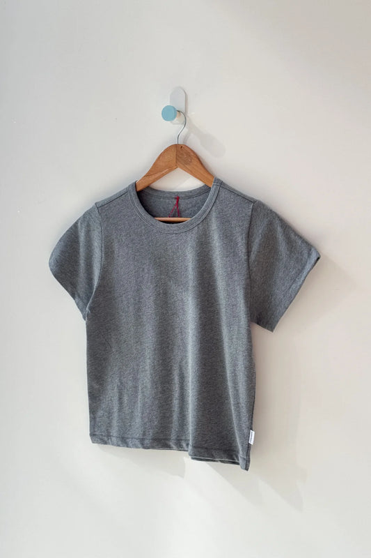 The Little Boy Tee | Melange Grey