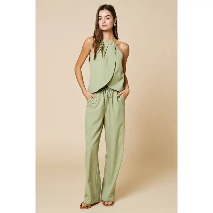 Sage Trouser Set