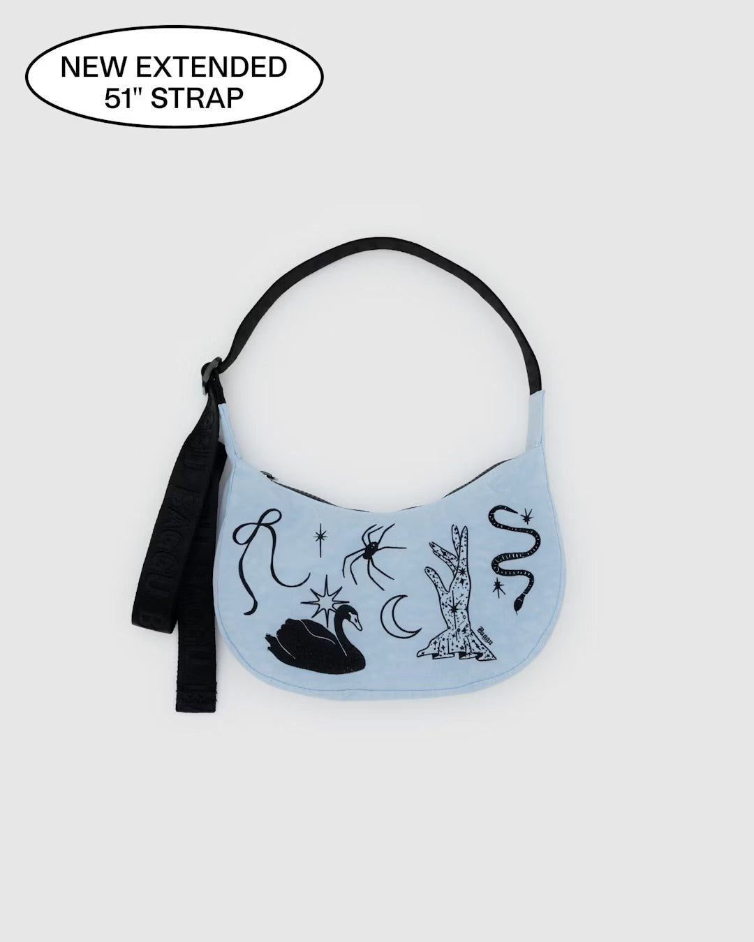 Small Crescent Bag — BAGGU — DARCY APPAREL – Darcy Apparel Small Crescent Bag — BAGGU — DARCY APPAREL – Darcy Apparel