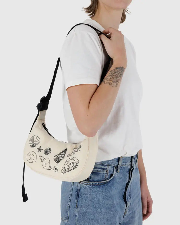 Small Nylon Crescent Bag