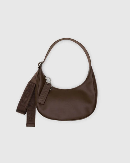 Small RECYCLED LEATHER Crescent Bag | Multiple Variants