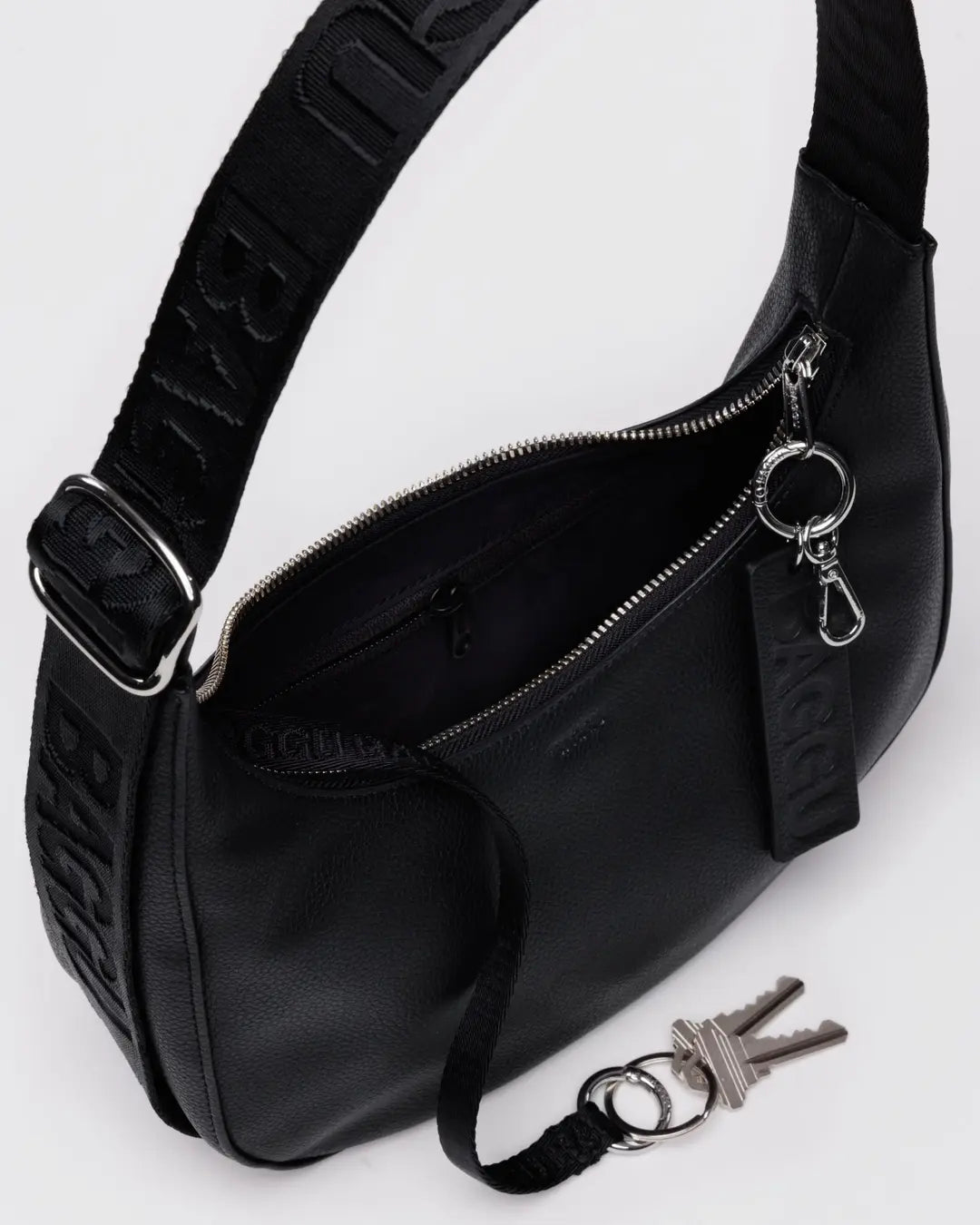 Small RECYCLED LEATHER Crescent Bag | Multiple Variants