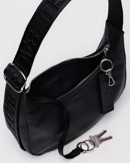 Small RECYCLED LEATHER Crescent Bag | Multiple Variants