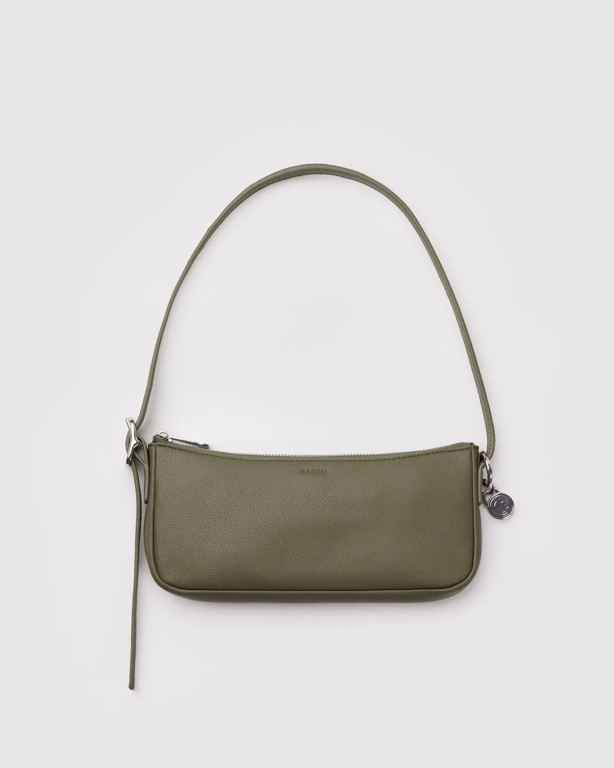 Recycled Leather Pochette | Loden