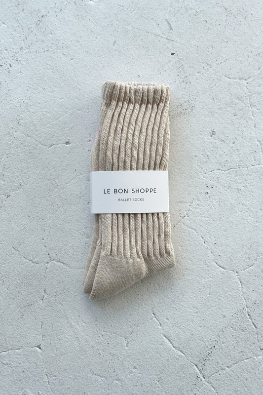 Ballet Socks | Oatmeal