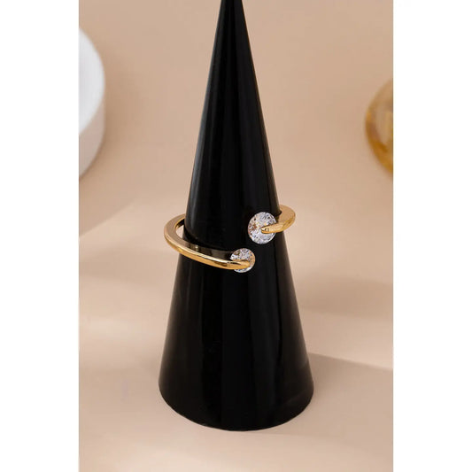 Open Wrap Crystal Ring