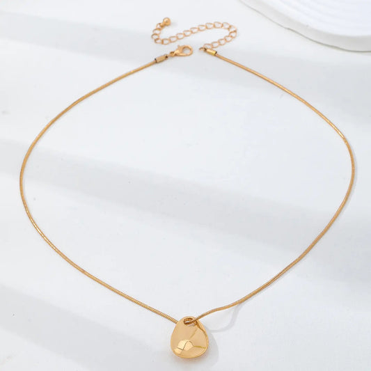 Teardrop Snake Chain Necklace