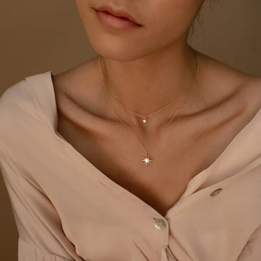 Layered Star Necklace