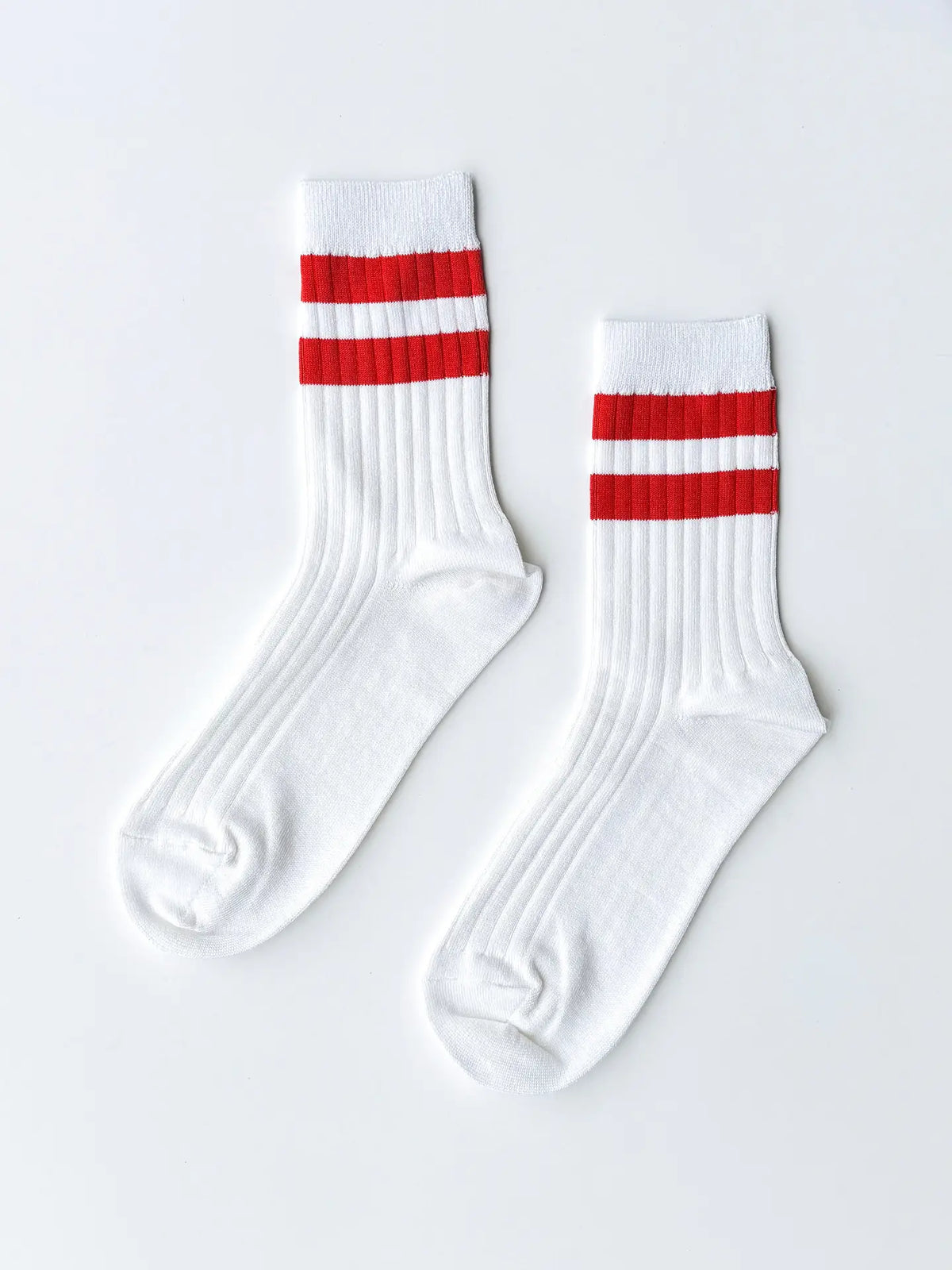 Her Varsity Socks | White Coral