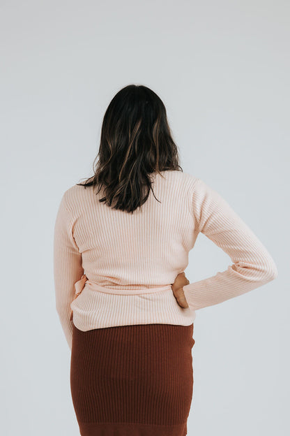 Vivian Wrap Top — Ballerina Pink