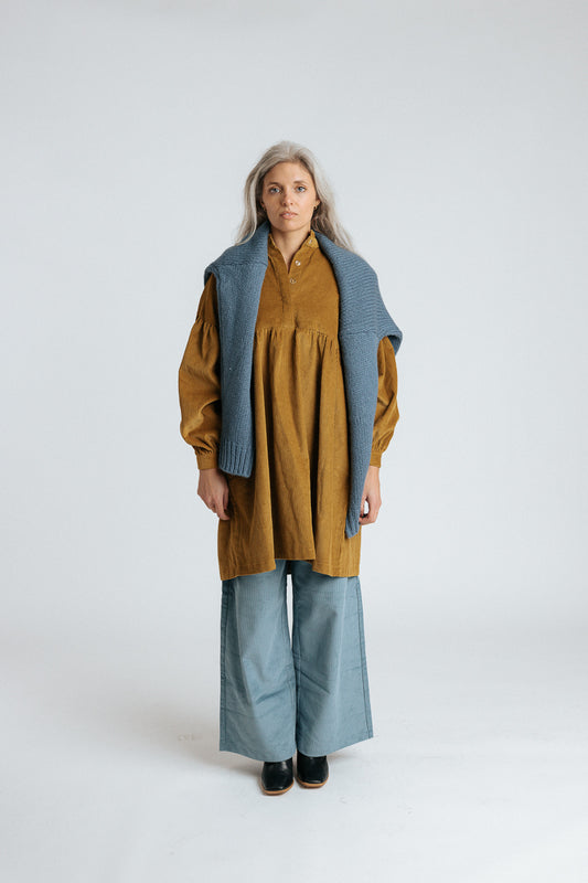 Sarah Prairie Dress | Chartreuse